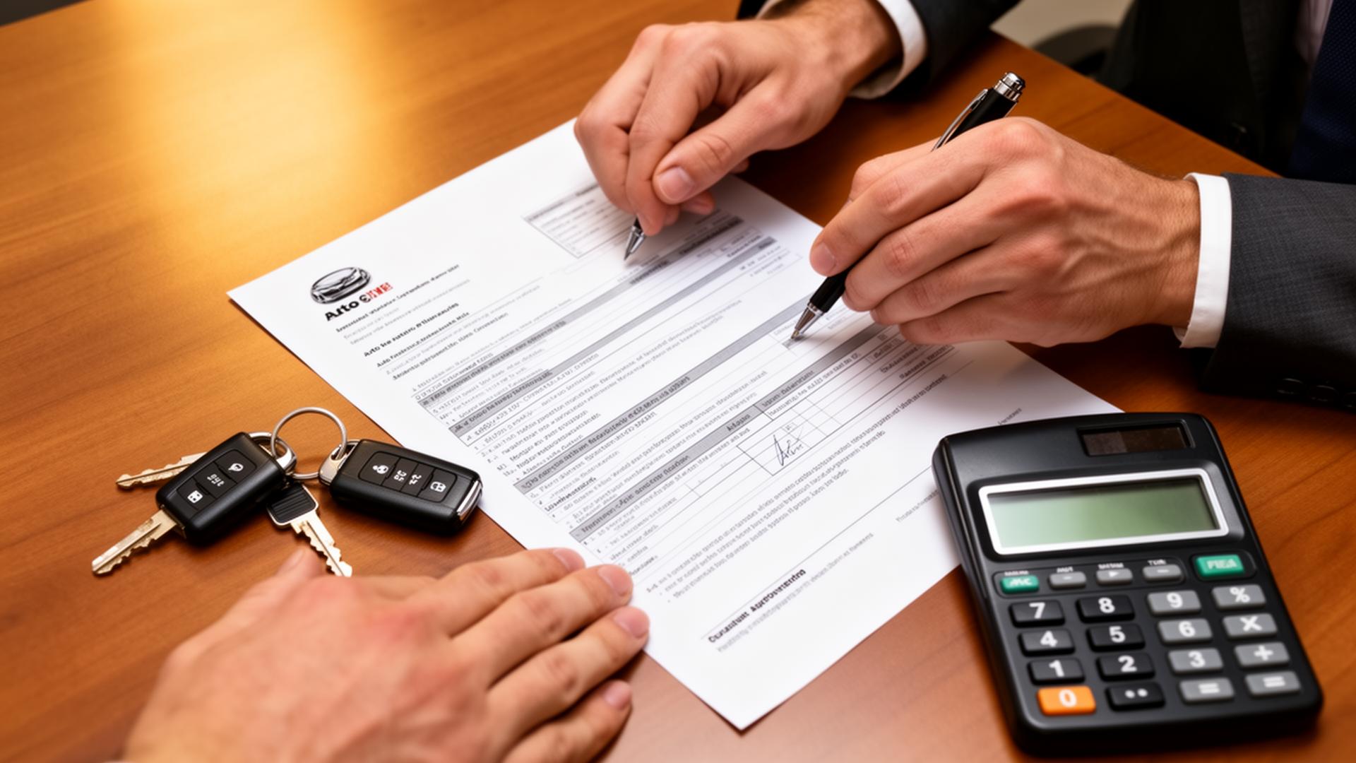 Buy Here Pay Here financing paperwork at our Newark location